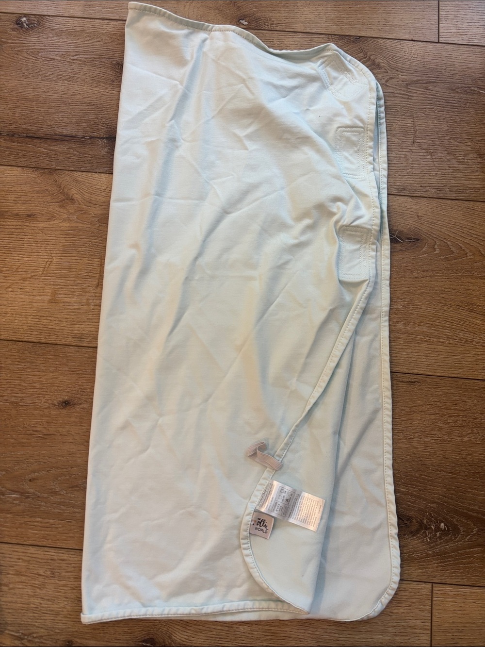 The Ollie World Light Blue Baby Swaddle